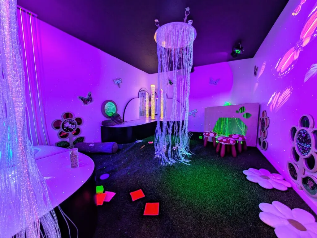 pièce snoezelen au monde d'ayden à nivelles