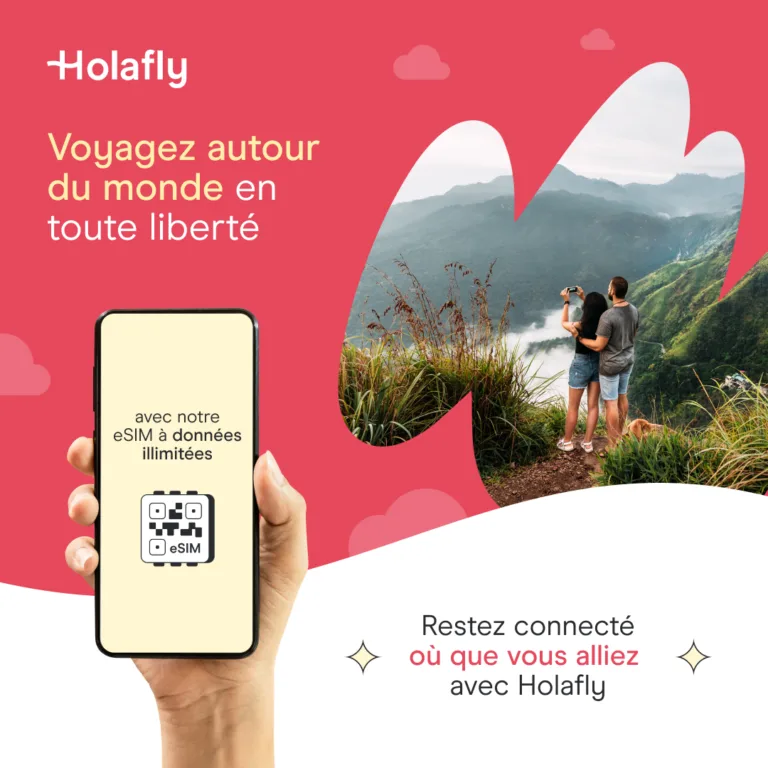 eSIM Holafly pour voyager à l'étranger